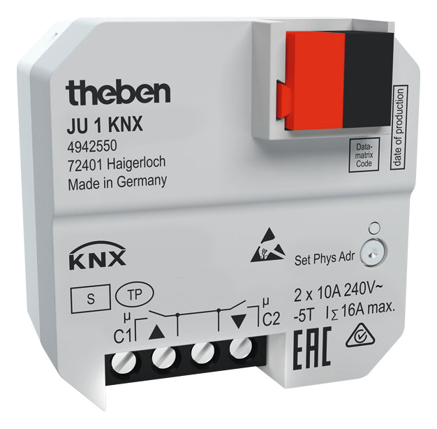 THEBEN KNX UP-Jalousieaktor, 1 Kanal THEBEN KNX UP-Jalousieaktor, 1 Kanal